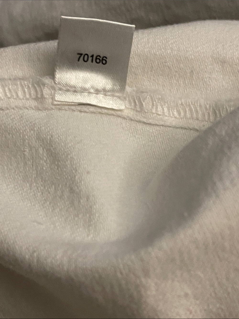 LOFT Women’s 3/4 Sleeve White Denim Trucker Jacket Size XL NWOT - Picture 13 of 14